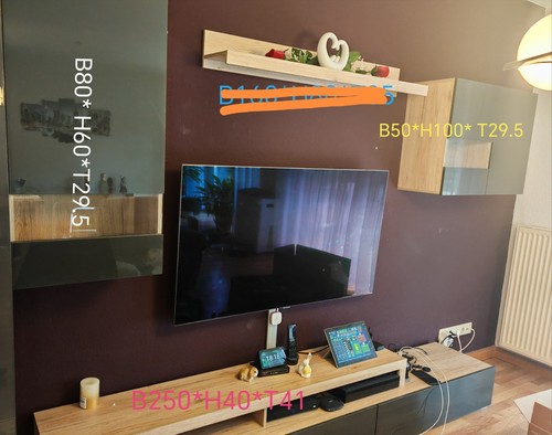 Wohnwand anbauwand schrankwand - anbauwand,